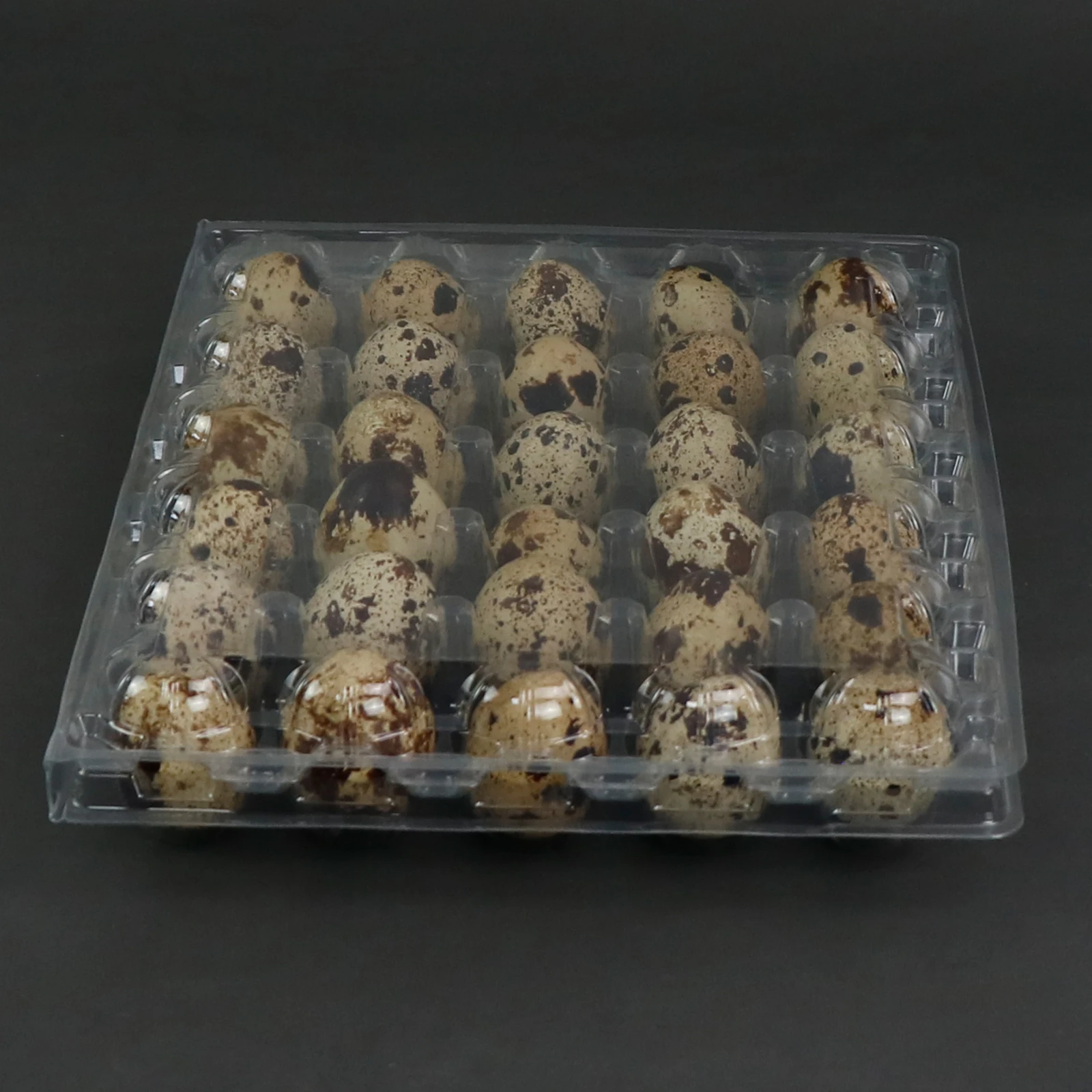 30 Cells Plastic Quail Tray Egg Packaging Packing For Eggs Quails 30 Holes Plastic Quail Egg Cartons For Sale