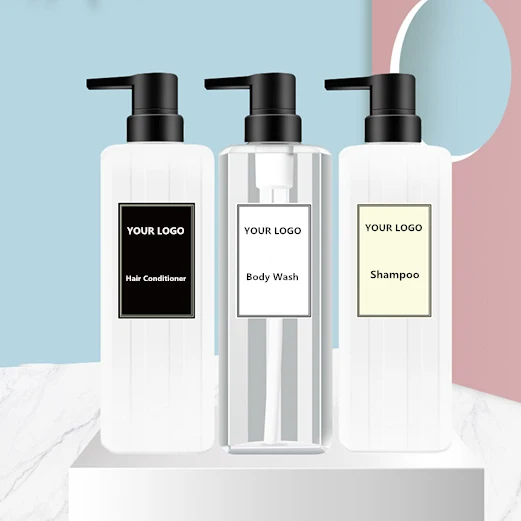 2021 Newly 500ml Vegetarian Hair Nourish And Reduces Dandruff Shampoo  Body Wash Conditioner Set  Customize Private Label