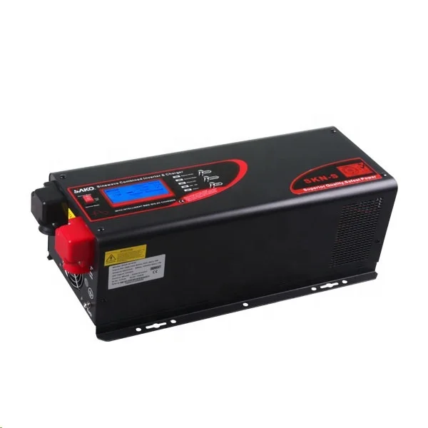 6000W Pure Sine Wave Inverter With big Battery Charger and Big Copper Transformer Inside, Low Frequency, for Home System