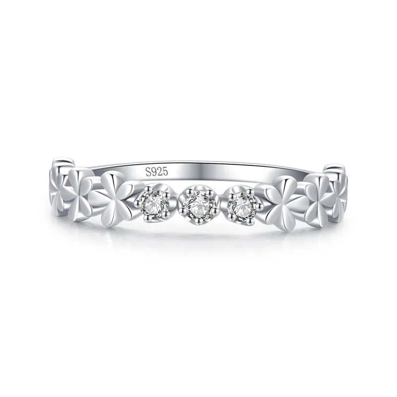 Women Designer Fashion Daisy Flower Rings 925 Italian Pure Silver Ring Price