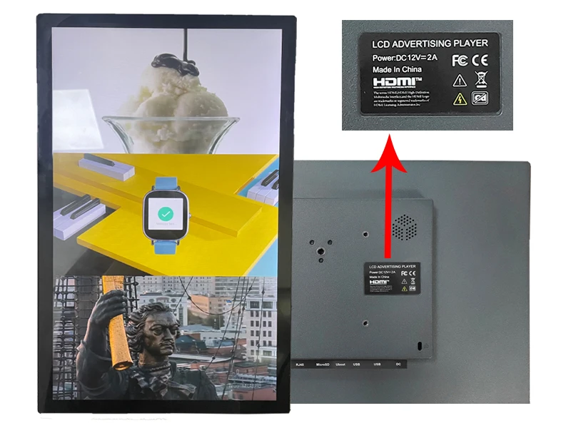 15 inch android wifi tablet advertising totem all in one pc touch screen lcd digital menu boards digital signage and displays