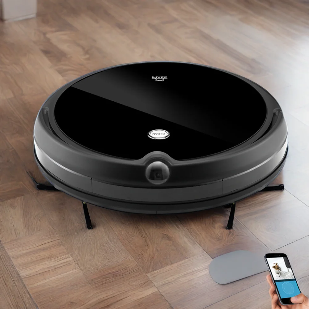 AI Smart with HD Camera Gyroscope Navigation Sweeping Vacuum Mopping Robot Vacuum Cleaner