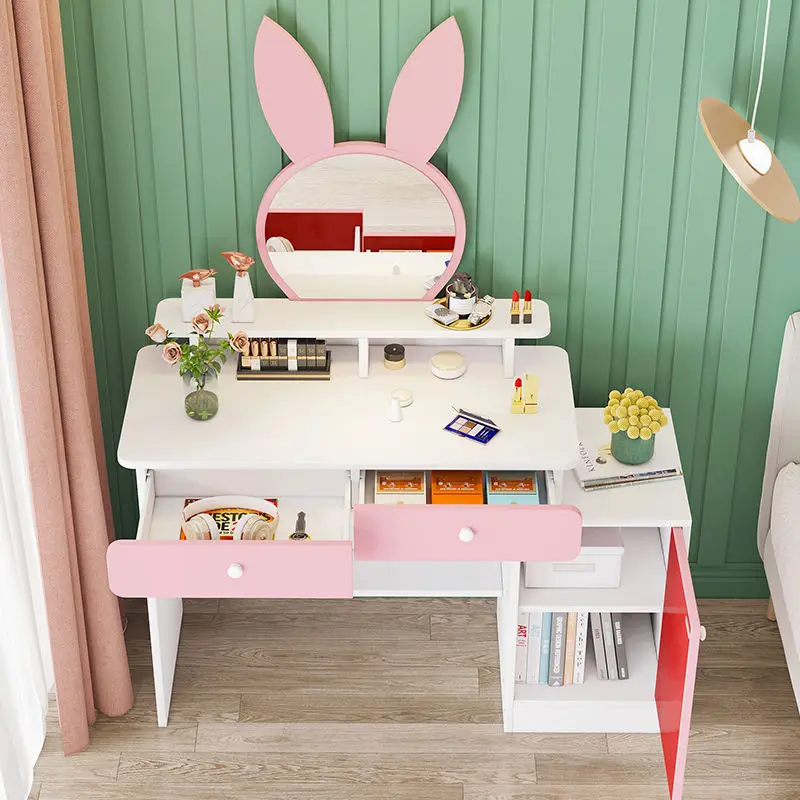 
make up dresser pink wooden lovely girls vanity dresser mirror with lights mirror dresser furniture bedroom 