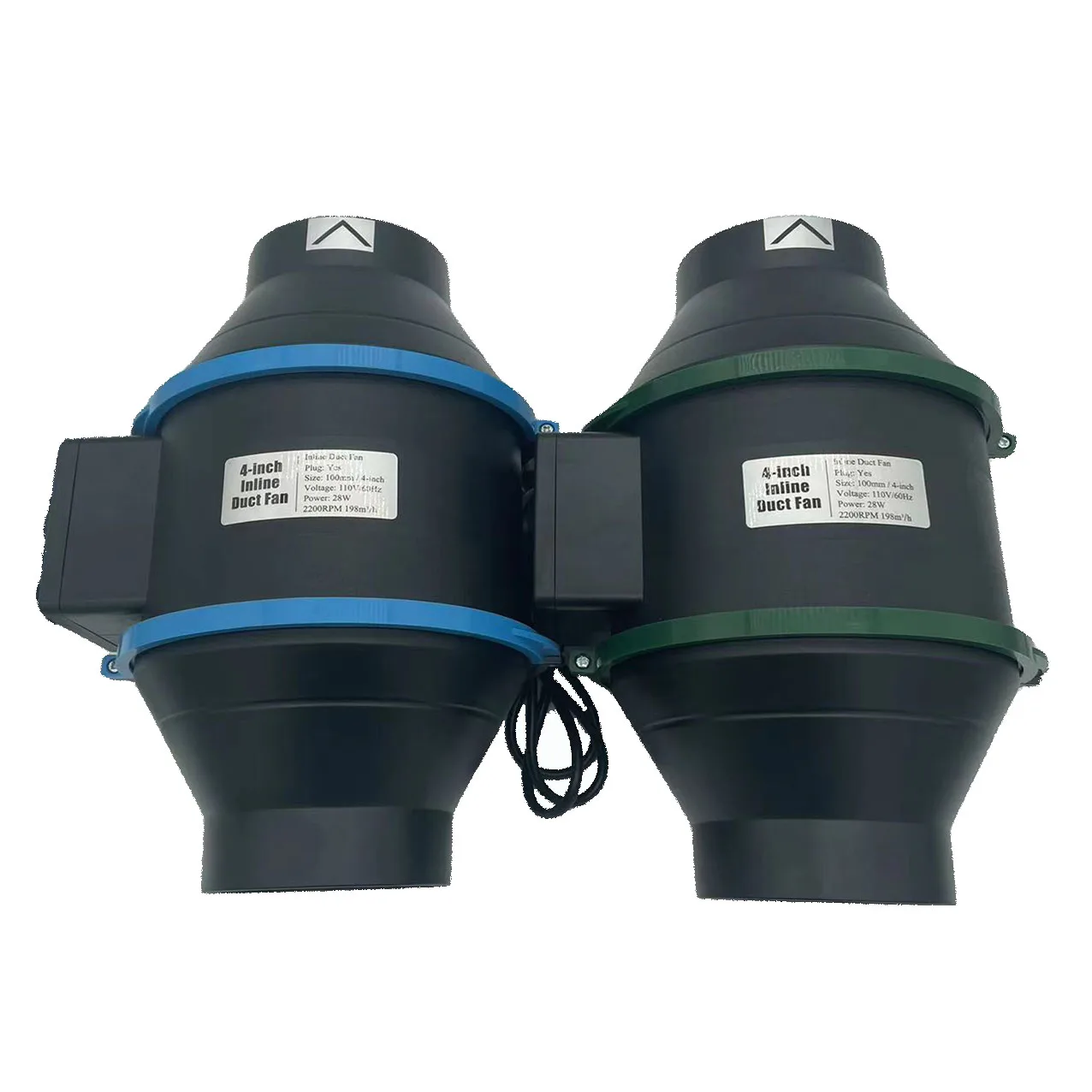 0EM&ODM 75-315MM PIPE FANS WITH HIGHT AIR FLOW MIXED FLOW BOOSTER DUCT FANS SERIES ACDC