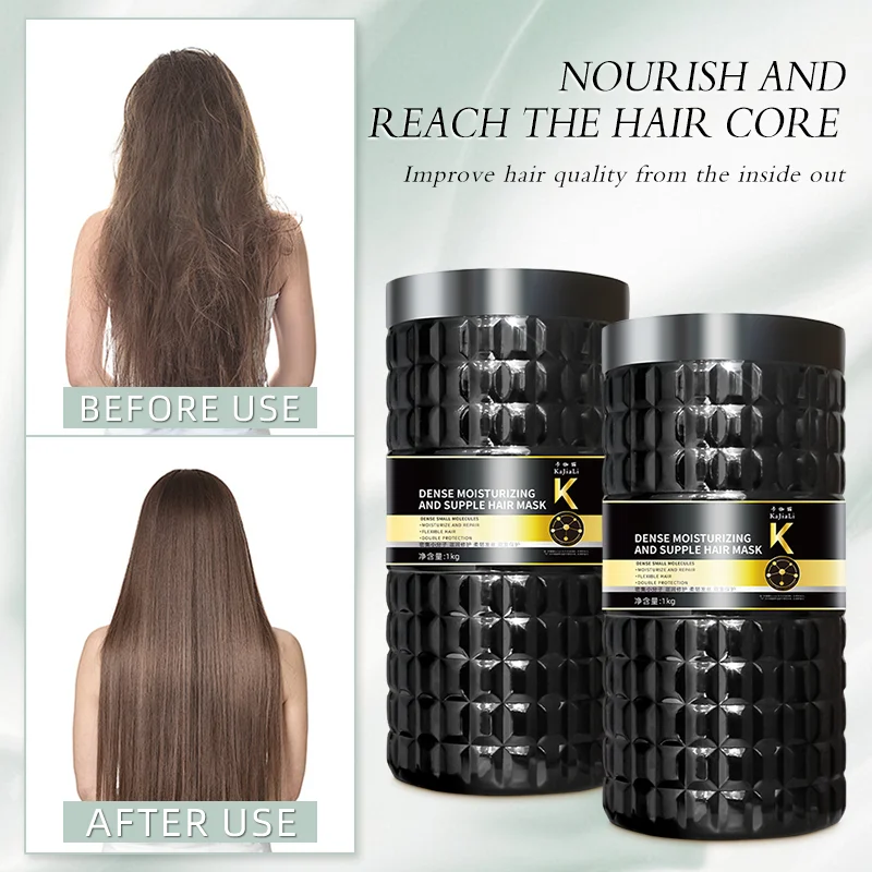 Own brand keratin hair facial mask for hair nourishing smoothing and repairing