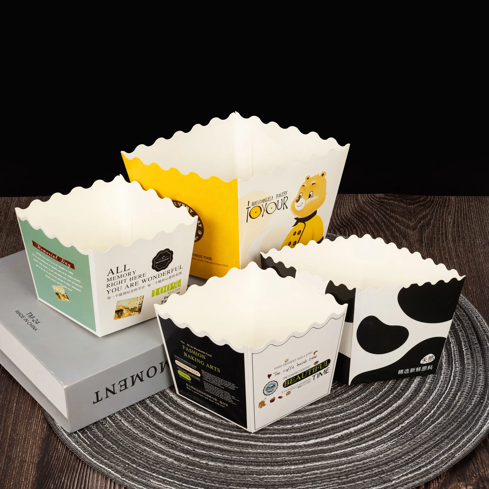 Clear Loaf Food Dessert Baking Bread Food Packaging Bags Transparent OPP Cello Bread Bags