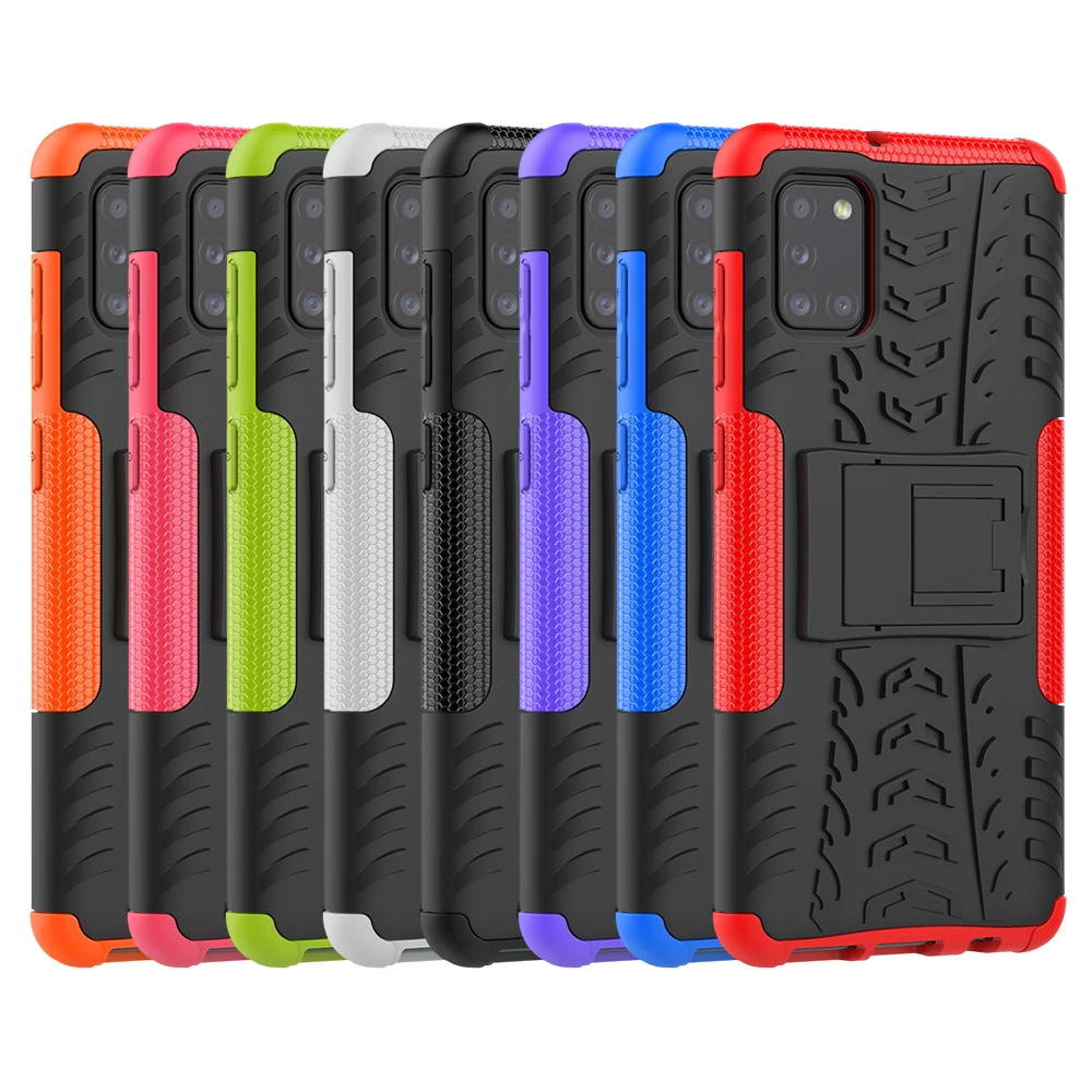 Heavy Duty 2 in 1 PC TPU Hybrid Rugged Cover For Samsung A03S A23 A13 A3 Core M52 A53 A33 A13 S21 S22 Ultra Plus FE A22 A32 Case