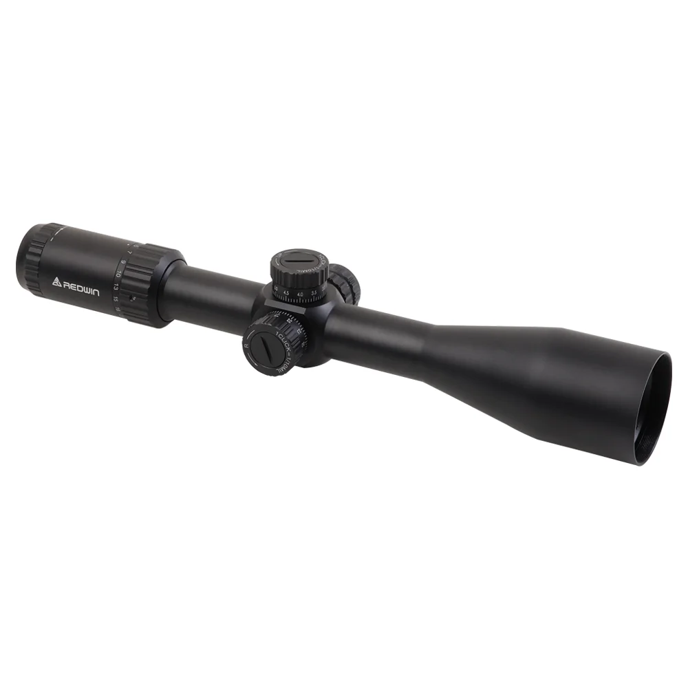 Red Win Kuiper 5-25x50 FFP Hunting Scope Tactical  6 Gears Illuminated 10 Yds Focus 1/10 Adjust Zero Lock