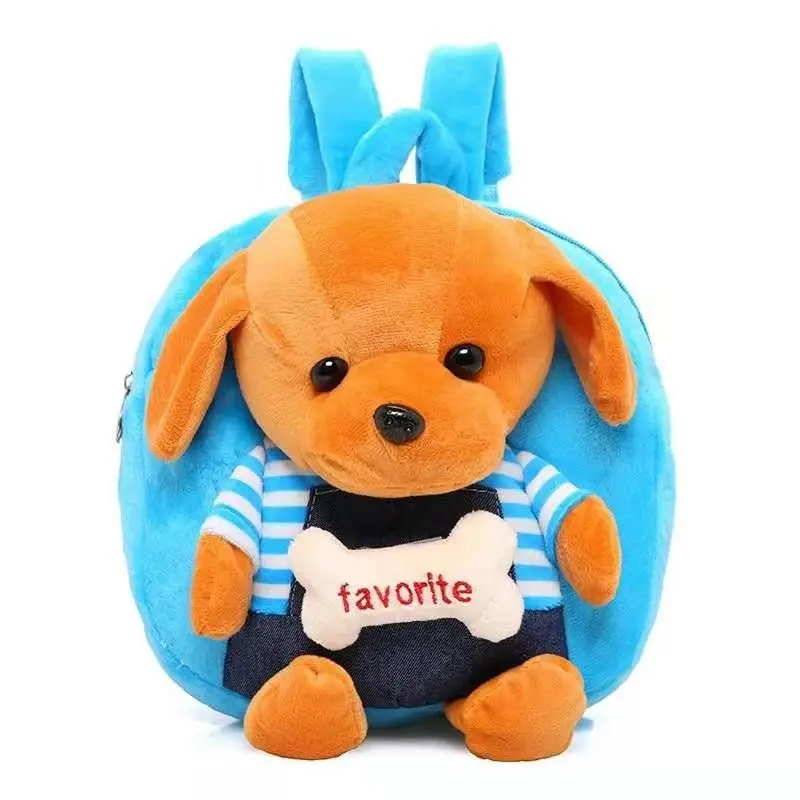 Girls School Student Girls Kids Bookbags Schoolbags Book Cartoon Animal Plush School Bags Backpack Cartoon Plush Doll Backpacks