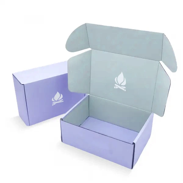 Matte Black Shipping Boxes Clothing Folding Recyclable Custom Logo Corrugated Cardboard Mailer Box