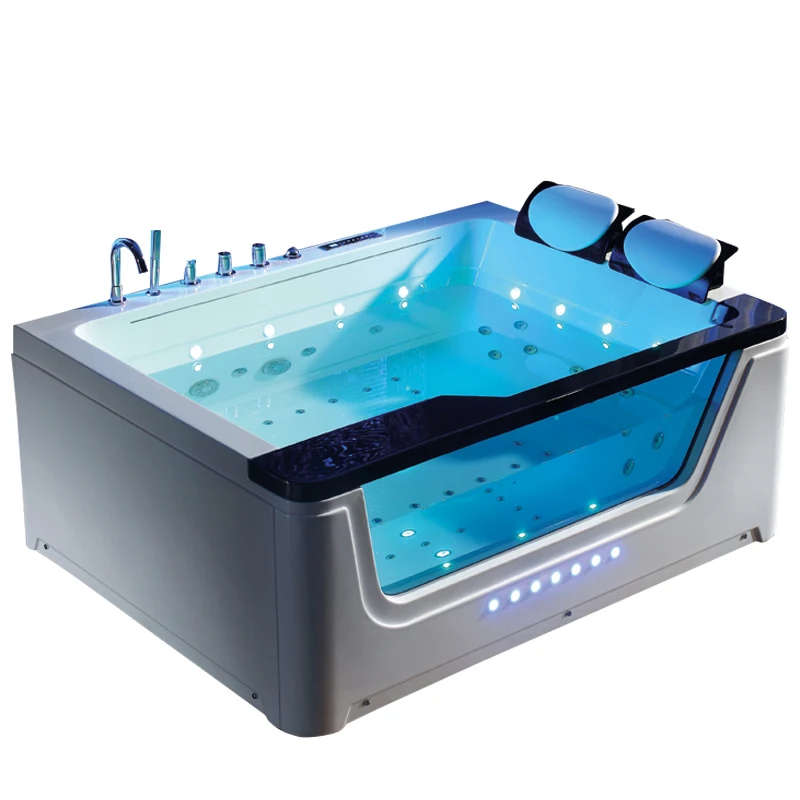 hydromassage bathtub with tv/ whirlpool 180x150/ huge bathtub