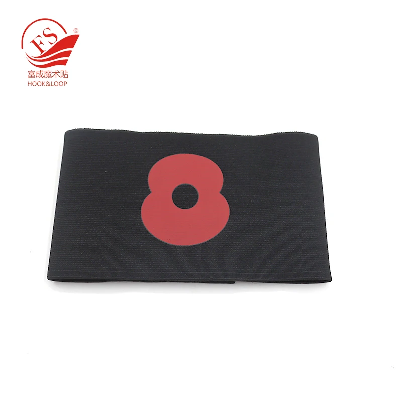 Elastic Adjustable Funeral Armband Sports Captain ArmBands With Custom Logo