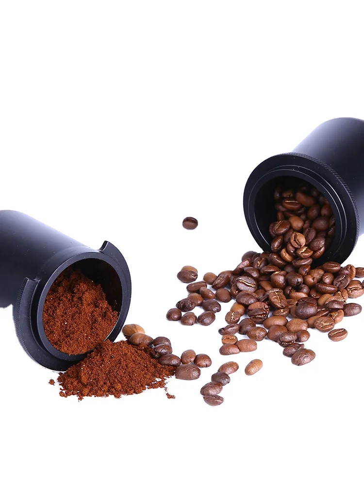Stainless Steel Powder Receiving Cup Coffee Dosing Cup Powder Feeder Coffee Machine Powder Cup