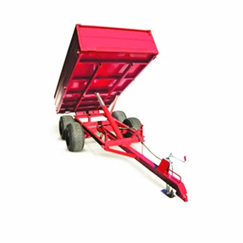 
hydraulic dump trailer single axle four wheel ATV trailer 2000kgs 3000kgs 