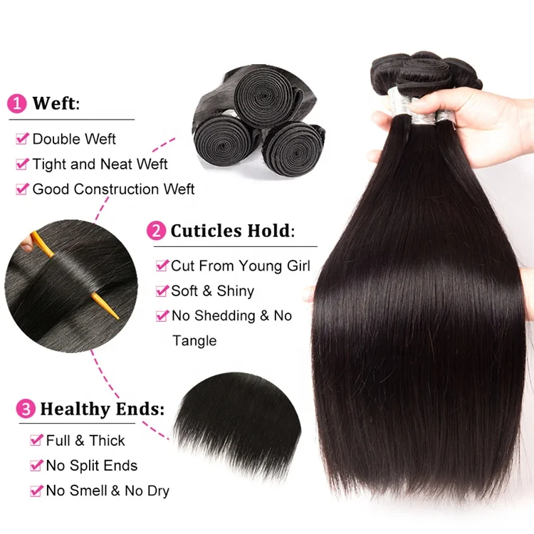 
Hot Beauty Bone Straight Hair Free Weave Hair Pack Yes Virgin Piece Peruvian Hair 