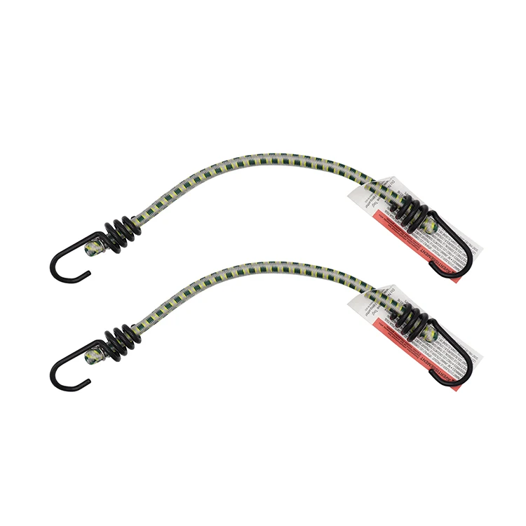 China fashion outdoor high-strength safety rubber and polyester woven bungee cord