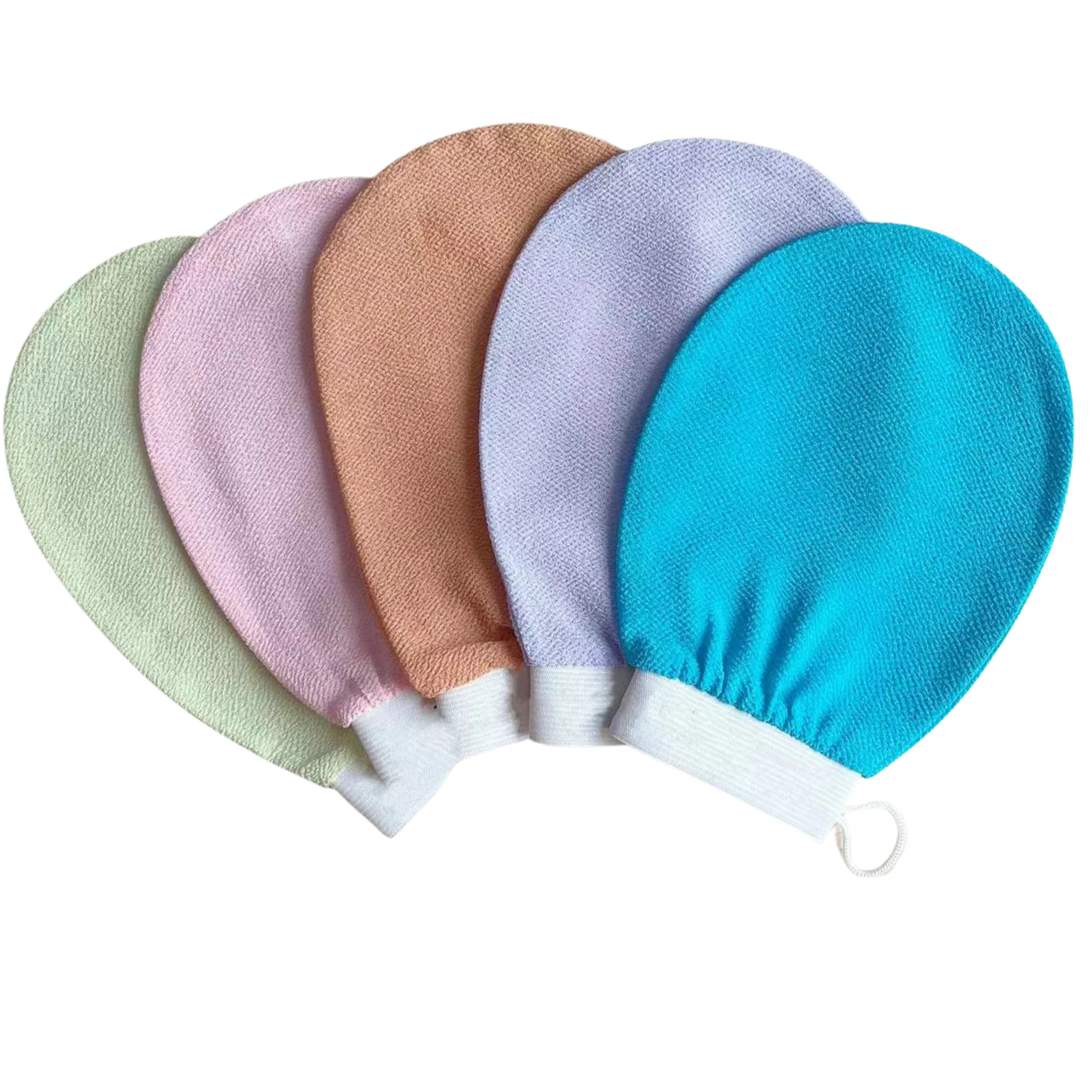 Scrubbing Bath Body Glove Durable Shower Skincare Viscose Fiber Gloves