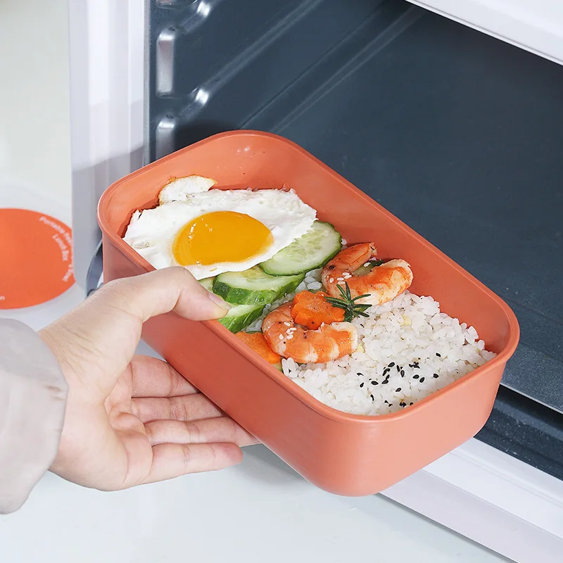Hot Selling Reusable Plastic fridge storage box Rectangle  Container Lunch Food Storage Box With Lid