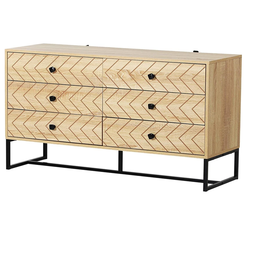 Customized baby cot table office storage rack 15mm MDF dressers cabinet chest of drawer