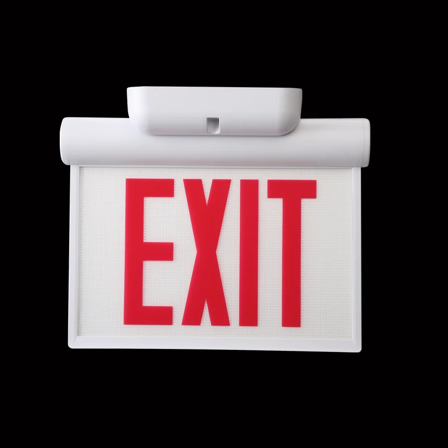 Man Emergency Exit Sign CR-7028 CUL Approve Edge Lit Running Led Fire Emergency Lights Wall or Ceilling Mounting Straw LED 3W 20