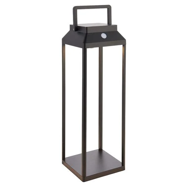 Die-cast aluminum waterproof dimmable square outdoor portable led solar hanging lantern lights