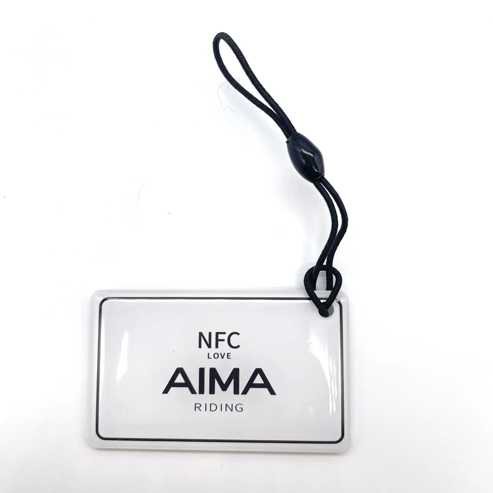 Smart lock card ban 13.56MHZ epoxy resin Rfid Nfc glue crystal smart door lock card