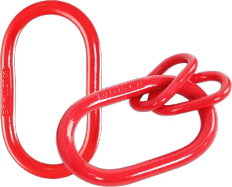 Durable Alloy Steel Master Link Assembly Drop Forged Rigging Hardware with Zinc Finish Robust Lifting Ring Master Link