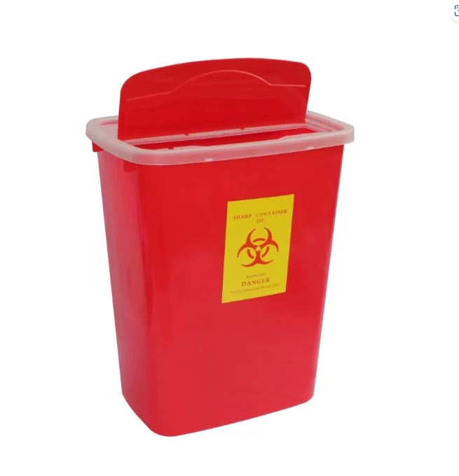Different Capacity Medical Disposal Waste Sharp Container Medical Sharps Box