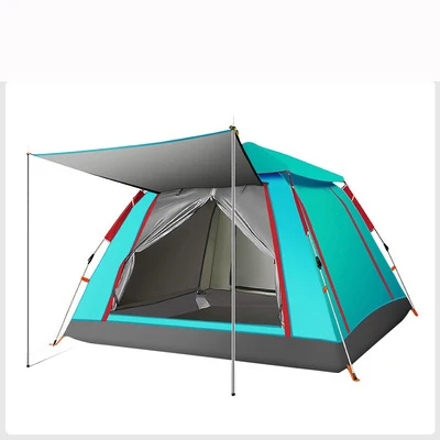 
Glamping automatic outdoor tent easy to open waterproof 6 person party tent skylight fishing tent 