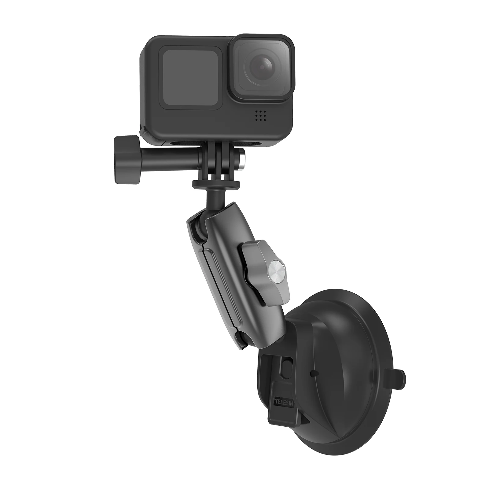 Action Camera GoPros Hero10 Foldable Mounting Vacuum Windshield Suction Cup Window Mount for phone and cameras