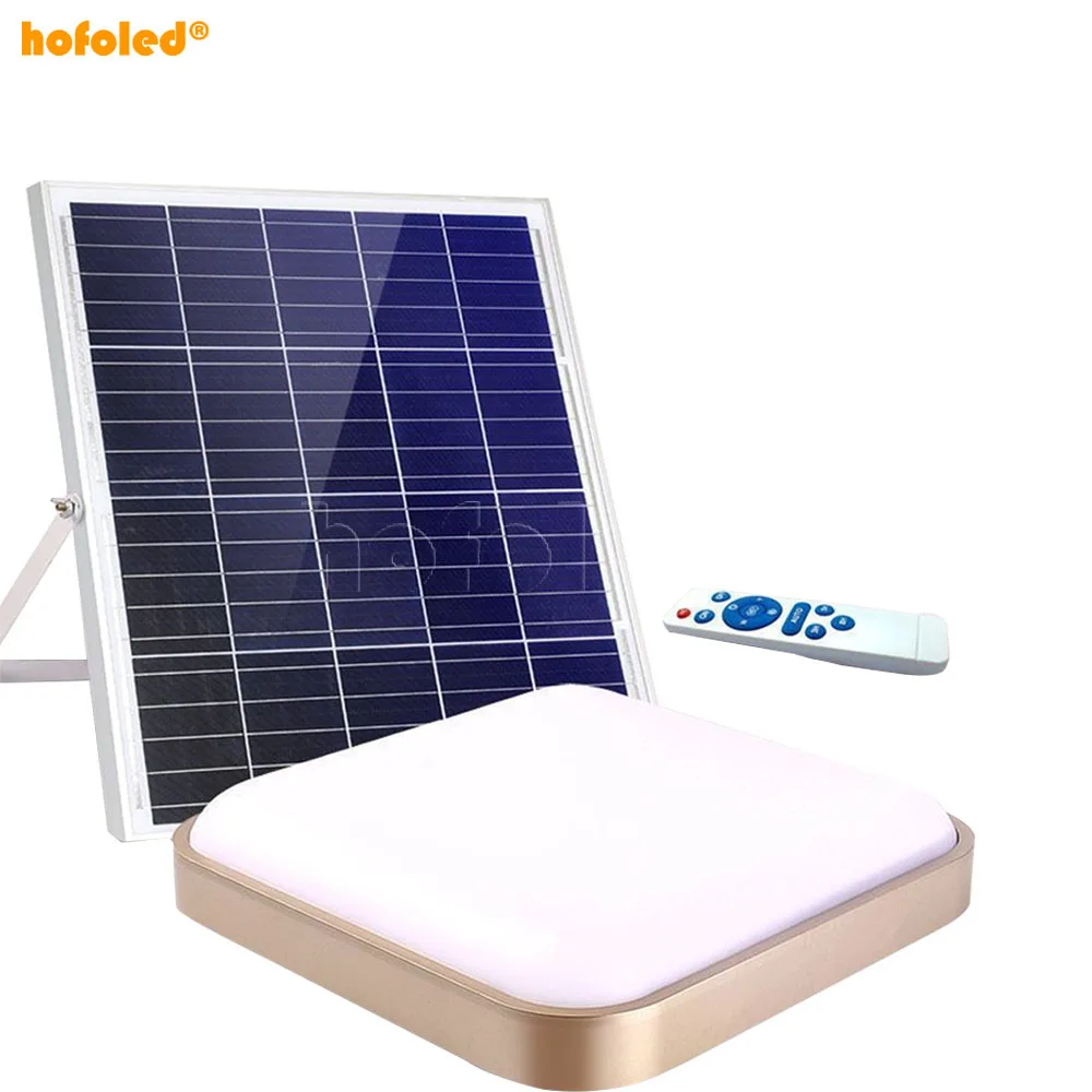 Wholesale Price Remote Control Solar Lamps Indoor 50W 100W 150W Solar Ceiling Light