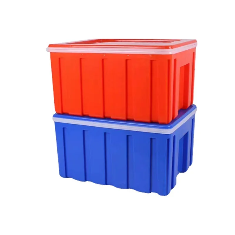 HDPE Outdoor Food Plastic Refrigerated Transport Turnover Insulation Box Hotel Fast Food Takeaway Insulation Preservation Cooler