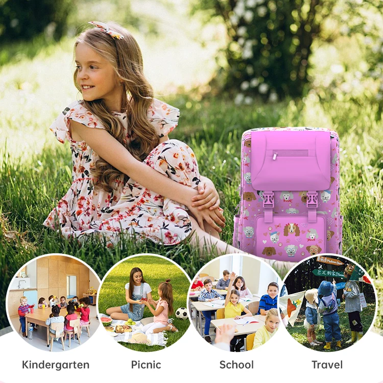 Children Students Large Capacity Good Quality School Backpacks Kit Mochila Escolar Infantil For Girl