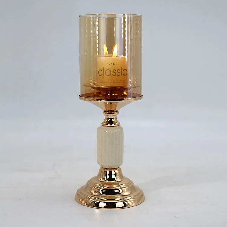 Wholesale custom ceramic candle holders luxury candle jar for wedding table decorations