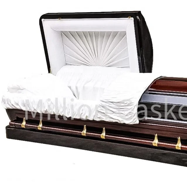 Роскошный американский стандартный металлический похоронный стальной шкатулка и гроб оптом от похоронного поставщика миллионов шкатулок высокого качества
