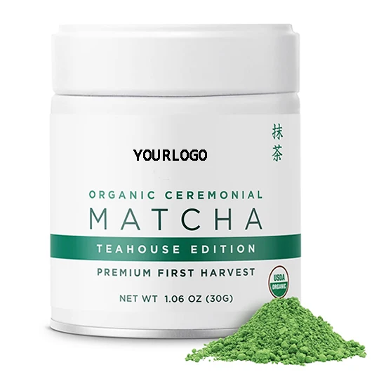 Заводской Частный заказ премиум класса matcha 30 г/50 г оловянный церемониальный