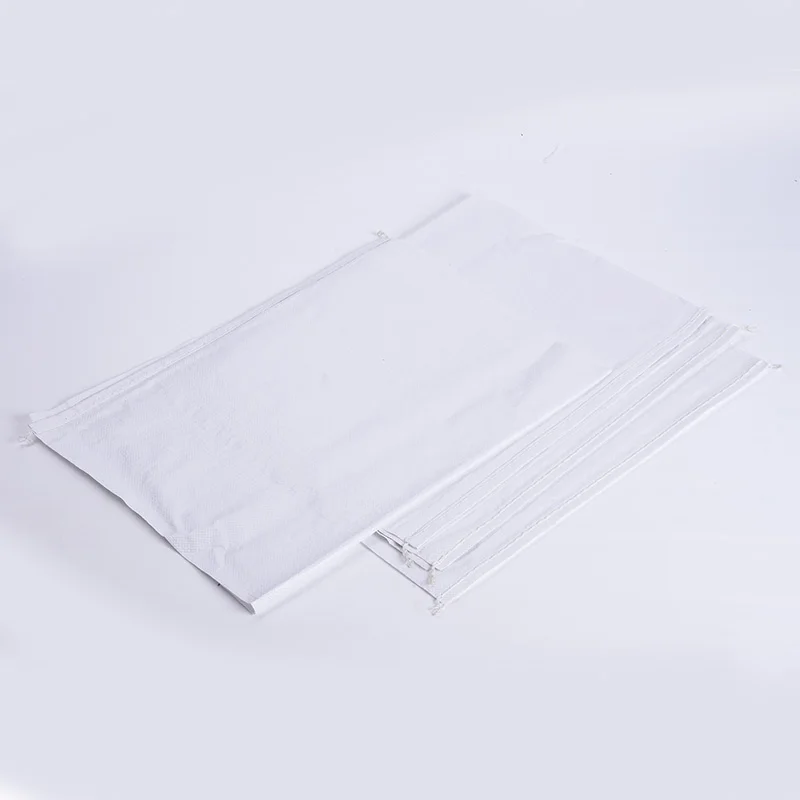 Wholesale Pp Polypropylene Sack Woven Whiten Polypropylene Bags Dustproof Plastic Pp Sack