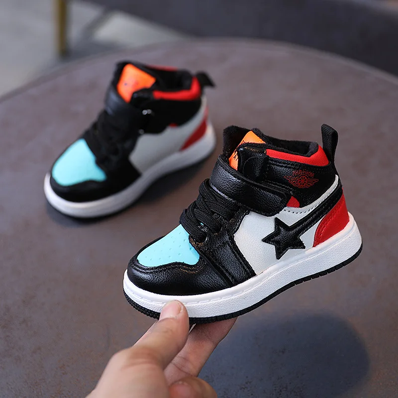 
Dropshipping Hot Fashion Trendy High Ankle Kids Chiliren Boys Girls Shoes Fashion Casual Shoes 