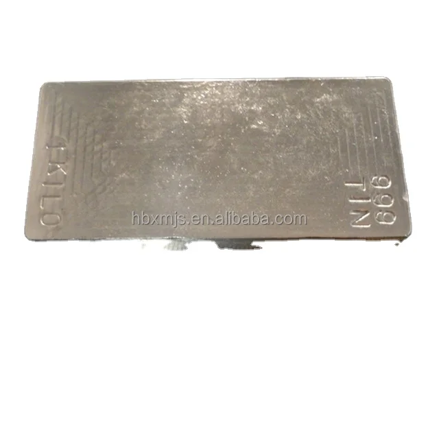 Silver Metal Tin Ingot Factory Wholesale High Quality 99.95% Tin Ingot for Sale