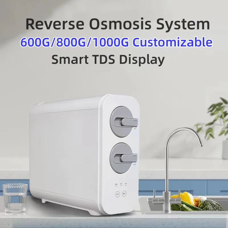 New Style RO System Water Filter Desktop Style Electric Water Filter Reverse Osmosis Water Purifier For Home