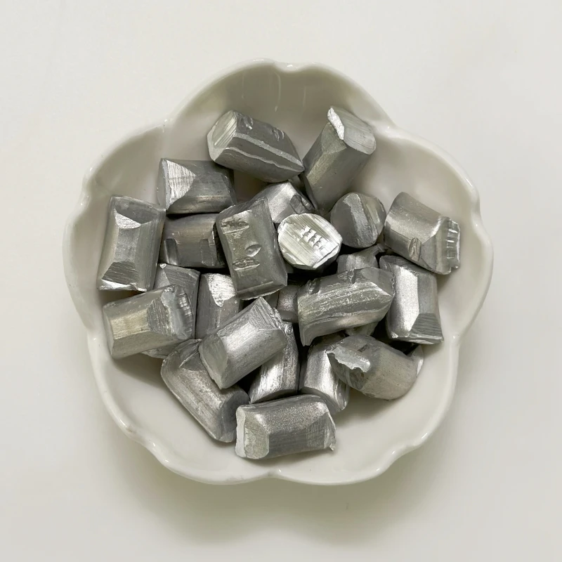 Steel-making deoxidizing 3-5MM wire-cutting aluminum particle sandblasting grinding aluminum block 99 price