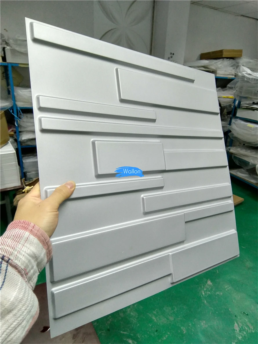 Transparent Mirror Silver Light Through 3D Cover Customized Pared 3D Wall Panel