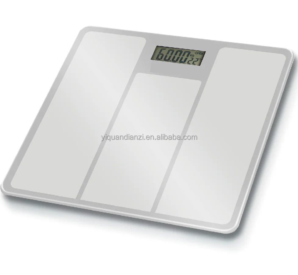 ITO Pattern Special Design Tempered Glass Bathroom Scale 180kg Digital Body Scale