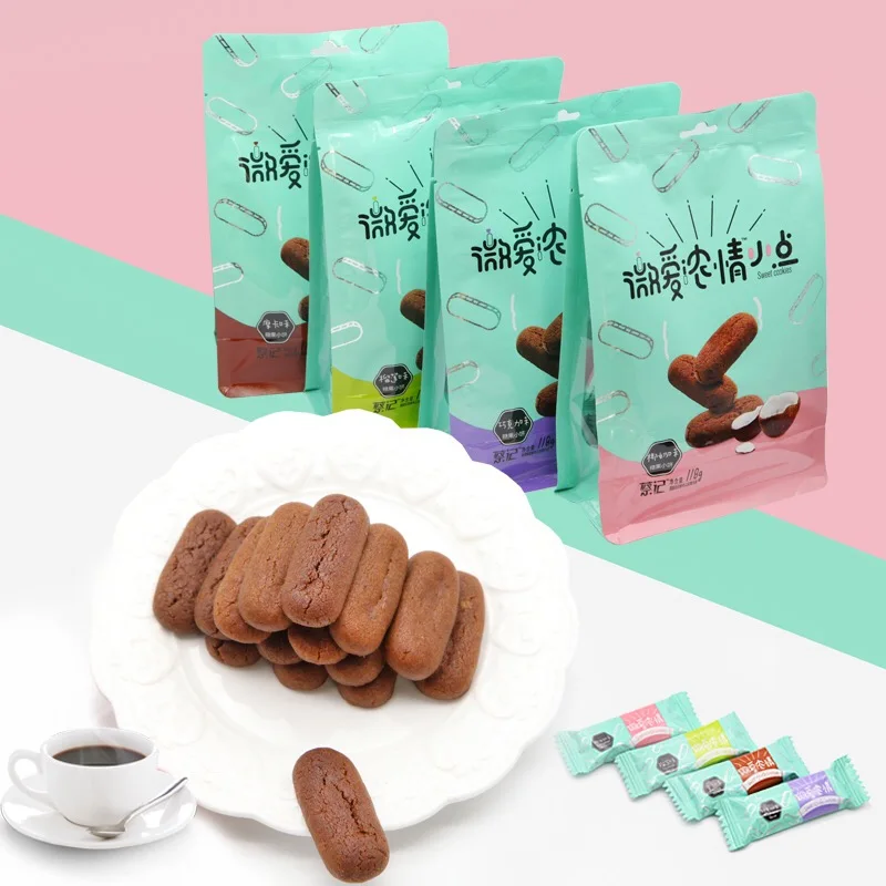 Wholesale hot sale durian coconut flavor delicious crispy biscuits