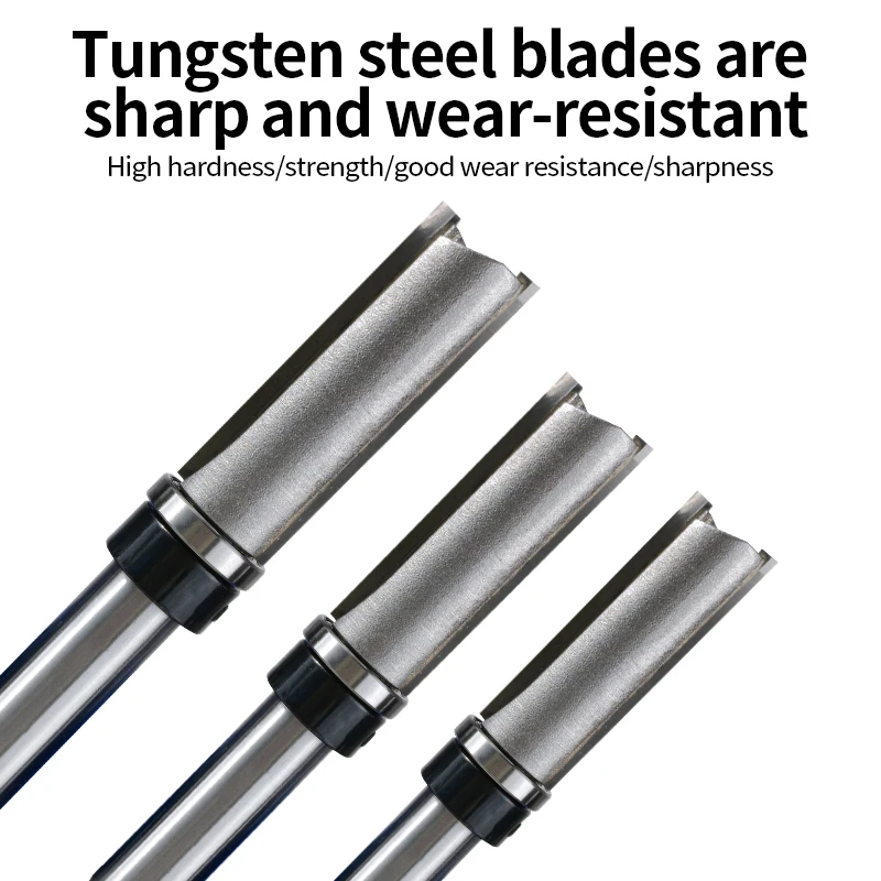 Factory Customized Cheap Prices CNC Wood Router Bit Tools Woodworking Trimming Milling Cutters With Bearings