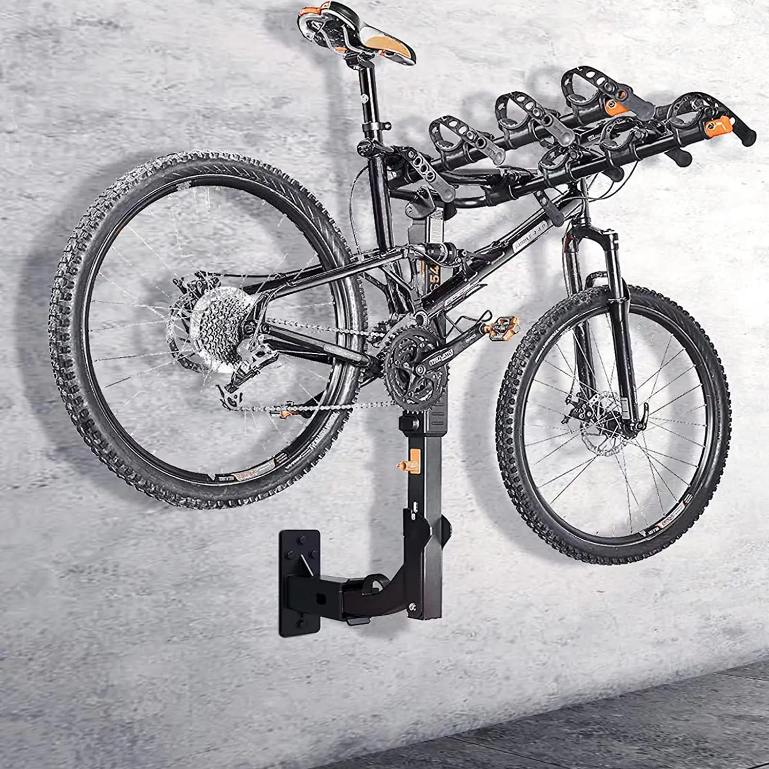 Bicycle Hitch Wall Mount Cargo Rack Hanging Garage Organizer 2 inch