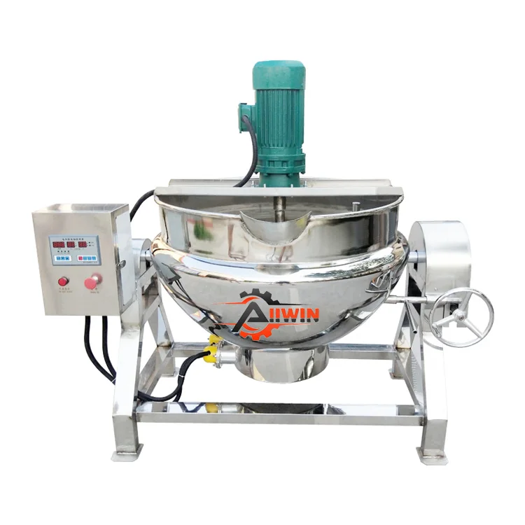 Factory electric Beef Sauce Electric Heating Fully Automatic Stirring Frying Pan