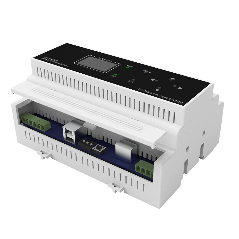 RS-485 Modbus система управления освещением DC24V Din Rail DALI осветительная Master Controller