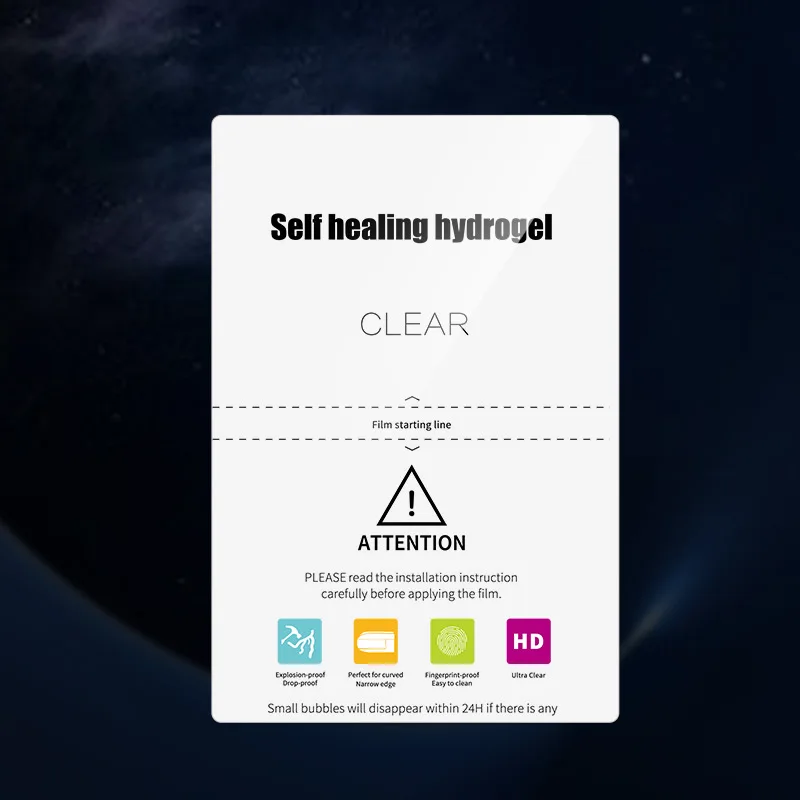 Wholesale anti blue-ray anti-microbial clear TPU privacy hydrog film screen protector for iphone X 11 12 13 pro max mobile phone