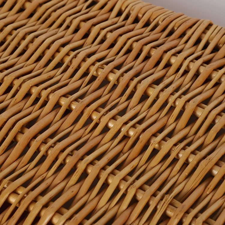Wholesale bulk Christmas rectangle empty gift hamper basket wicker lined hamper boxes gift hamper baskets